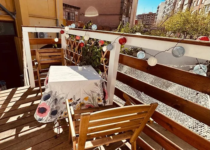 Precioso Con A/a En Ruzafa Con Terracita Privada Y Acceso A Un Jardin, 2-3 Personas ולנסיה